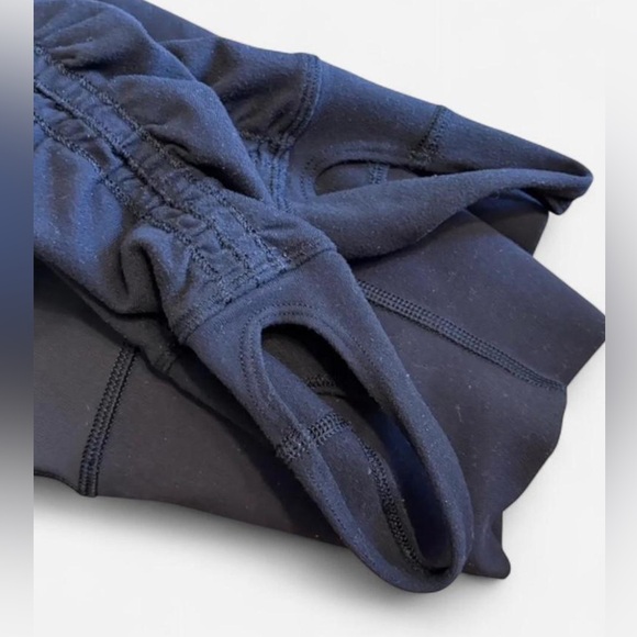 ➰ Lululemon Wunder Under Stirrup Leggings~Women’s 4~Black~High-Rise~Ruched Legs - Picture 6 of 10